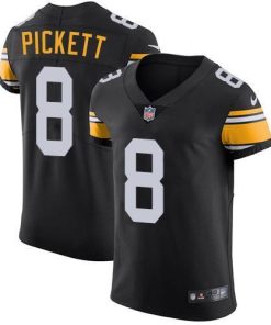 Nike Steelers #8 Kenny Pickett Black Alternate Men's Stitched NFL New Elite Jersey