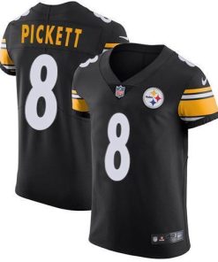 Nike Steelers #8 Kenny Pickett Black Team Color Men's Stitched NFL Vapor Untouchable Elite Jersey
