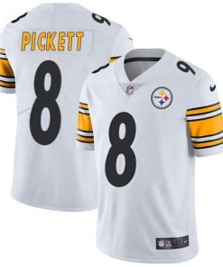 Nike Steelers #8 Kenny Pickett White Men's Stitched NFL Vapor Untouchable Limited Jersey
