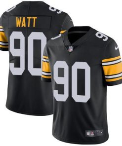 Nike Steelers #90 T. J. Watt Black Alternate Men's Stitched NFL Vapor Untouchable Limited Jersey