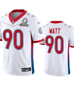 Nike Steelers #90 T.J. Watt Men's NFL 2022 AFC Pro Bowl Game Jersey White
