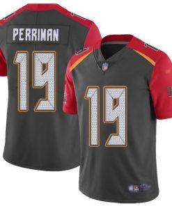 Nike Tampa Bay Buccaneers #19 Breshad Perriman Gray Men's Stitched NFL Limited Inverted Legend Jersey Men's