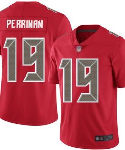 Nike Tampa Bay Buccaneers #19 Breshad Perriman Red Men's Stitched NFL Limited Rush Jersey Men's