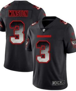 Nike Tampa Bay Buccaneers #3 Jameis Winston Black Men's Stitched NFL Vapor Untouchable Limited Smoke Fashion Jersey Men's