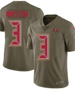 Nike Tampa Bay Buccaneers #3 Jameis Winston Olive Men's Stitched NFL Limited 2017 Salute to Service Jersey Men's