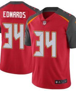 Nike Tampa Bay Buccaneers #34 Mike Edwards Red Team Color Men's Stitched NFL Vapor Untouchable Limited Jersey Men's