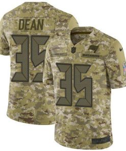 Nike Tampa Bay Buccaneers #35 Jamel Dean Camo Men's Stitched NFL Limited 2018 Salute To Service Jersey Men's