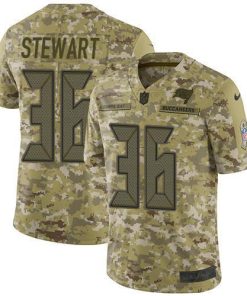 Nike Tampa Bay Buccaneers #36 M.J. Stewart Camo Men's Stitched NFL Limited 2018 Salute To Service Jersey Men's