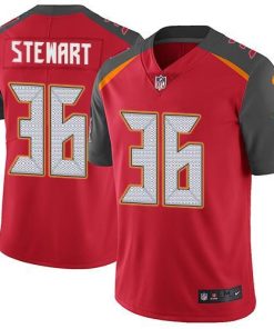 Nike Tampa Bay Buccaneers #36 M.J. Stewart Red Team Color Men's Stitched NFL Vapor Untouchable Limited Jersey Men's