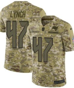 Nike Tampa Bay Buccaneers #47 John Lynch Camo Men's Stitched NFL Limited 2018 Salute To Service Jersey Men's