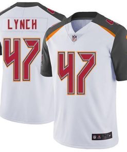 Nike Tampa Bay Buccaneers #47 John Lynch White Men's Stitched NFL Vapor Untouchable Limited Jersey Men's