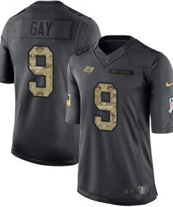 Nike Tampa Bay Buccaneers #9 Matt Gay Black Men's Stitched NFL Limited 2016 Salute to Service Jersey Men's