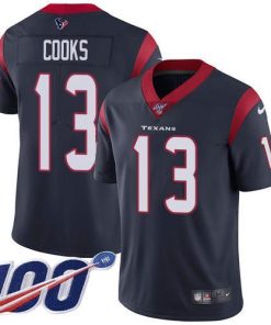 Nike Texans #13 Brandin Cooks Navy Blue Team Color Men's Stitched NFL 100th Season Vapor Untouchable Limited Jersey