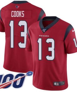 Nike Texans #13 Brandin Cooks Red Alternate Men's Stitched NFL 100th Season Vapor Untouchable Limited Jersey