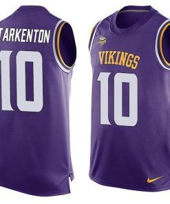 Nike Vikings #10 Fran Tarkenton Purple Team Color Men's Stitched NFL Limited Tank Top Jersey