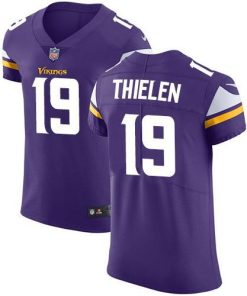 Nike Vikings #19 Adam Thielen Purple Team Color Men's Stitched NFL Vapor Untouchable Elite Jersey