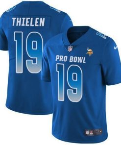 Nike Vikings #19 Adam Thielen Royal Men's Stitched NFL Limited NFC 2019 Pro Bowl Jersey