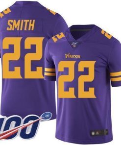 Nike Vikings #22 Harrison Smith Purple Men's Stitched NFL Limited Rush 100th Season Jersey