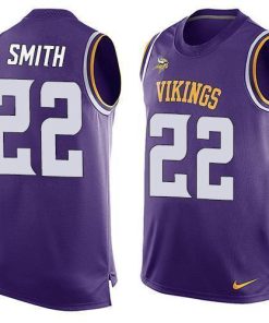 Nike Vikings #22 Harrison Smith Purple Team Color Men's Stitched NFL Limited Tank Top Jersey
