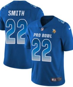 Nike Vikings #22 Harrison Smith Royal Men's Stitched NFL Limited NFC 2018 Pro Bowl Jersey