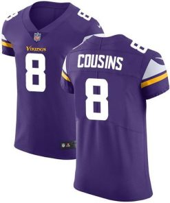 Nike Vikings #8 Kirk Cousins Purple Team Color Men's Stitched NFL Vapor Untouchable Elite Jersey