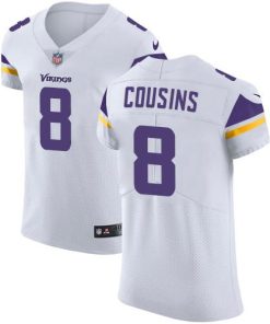 Nike Vikings #8 Kirk Cousins White Men's Stitched NFL Vapor Untouchable Elite Jersey