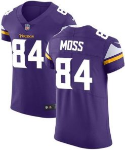 Nike Vikings #84 Randy Moss Purple Team Color Men's Stitched NFL Vapor Untouchable Elite Jersey