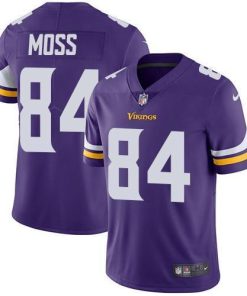 Nike Vikings #84 Randy Moss Purple Team Color Men's Stitched NFL Vapor Untouchable Limited Jersey