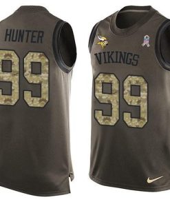 Nike Vikings #99 Danielle Hunter Green Men's Stitched NFL Limited Salute To Service Tank Top Jersey