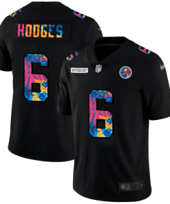 Pittsburgh Pittsburgh Steelers #6 Devlin Hodges Men's Nike Multi-Color Black 2020 NFL Crucial Catch Vapor Untouchable Limited Jersey Men's