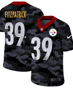 Pittsburgh Steelers #39 Minkah Fitzpatrick Men's Nike 2020 Black CAMO Vapor Untouchable Limited Stitched NFL Jersey