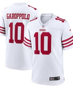 San Francisco 49ers #10 Jimmy Garoppolo Nike Men's 2022 Player Game Jersey - White