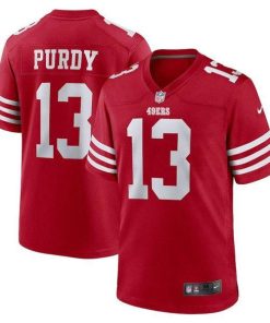 San Francisco 49ers #13 Brock Purdy Nike Men's 2022 Player Game Jersey - Scarlet