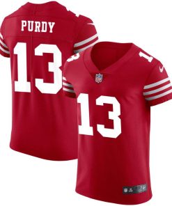San Francisco 49ers #13 Brock Purdy Scarlet Nike Men's 2022-23 Authentic Stitched NFL Vapor Untouchable Elite Jersey