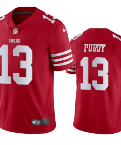 San Francisco 49ers #13 Brock Purdy Scarlet Nike Men's 2022-23 Limited Stitched NFL Vapor Untouchable Jersey