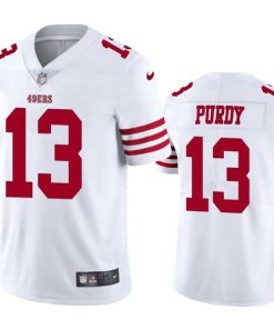 San Francisco 49ers #13 Brock Purdy White Nike Men's 2022-23 Limited Stitched NFL Vapor Untouchable Jersey