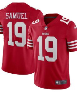 San Francisco 49ers #19 Deebo Samuel Scarlet Nike Men's 2022-23 Limited Stitched NFL Vapor Untouchable Jersey