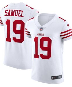 San Francisco 49ers #19 Deebo Samuel White Nike Men's 2022-23 Authentic Stitched NFL Vapor Untouchable Elite Jersey