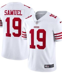 San Francisco 49ers #19 Deebo Samuel White Nike Men's 2022-23 Limited Stitched NFL Vapor Untouchable Jersey