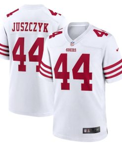 San Francisco 49ers #44 Kyle Juszczyk Nike Men's 2022 Player Game Jersey - White