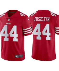 San Francisco 49ers #44 Kyle Juszczyk Scarlet Nike Men's 2022-23 Limited Stitched NFL Vapor Untouchable Jersey