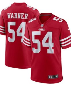 San Francisco 49ers #54 Fred Warner Nike Men's 2022 Player Game Jersey - Scarlet