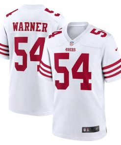 San Francisco 49ers #54 Fred Warner Nike Men's 2022 Player Game Jersey - White