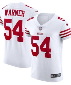 San Francisco 49ers #54 Fred Warner White Nike Men's 2022-23 Authentic Stitched NFL Vapor Untouchable Elite Jersey