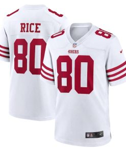 San Francisco 49ers #80 Jerry Rice Nike Men's 2022 Player Game Jersey - White