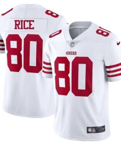 San Francisco 49ers #80 Jerry Rice White Nike Men's 2022-23 Limited Stitched NFL Vapor Untouchable Jersey