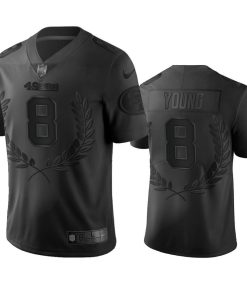 San Francisco 49ers #8 Steve Young Men's Nike Black NFL MVP Limited Edition Jersey