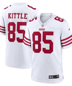 San Francisco 49ers #85 George Kittle Nike Men's 2022 Player Game Jersey - White
