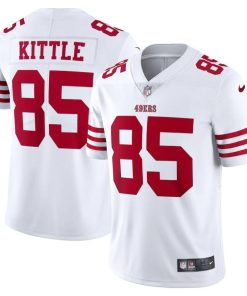 San Francisco 49ers #85 George Kittle White Nike Men's 2022-23 Limited Stitched NFL Vapor Untouchable Jersey