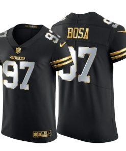 San Francisco 49ers #97 Nick Bosa Men's Nike Black Edition Vapor Untouchable Elite NFL Jersey
